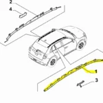 Sağ Tavan Perde Airbagi Fiat 600 52206970