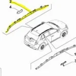 Tavan Çıtası Sol Fiat 600 735784972