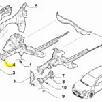 Sağ Ön Şase Kolu Fiat 600 52218887