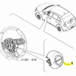 Direksiyon Airbagi Fiat 600 735784412