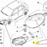 Sol Far Kapağı Fiat 600 735793455